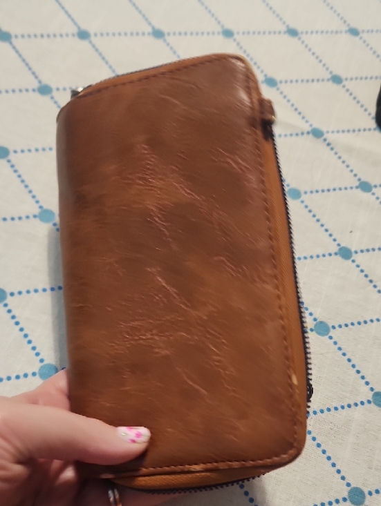 Black Floral Leaf Crossbody Sling Bag - Picture 5 of 9